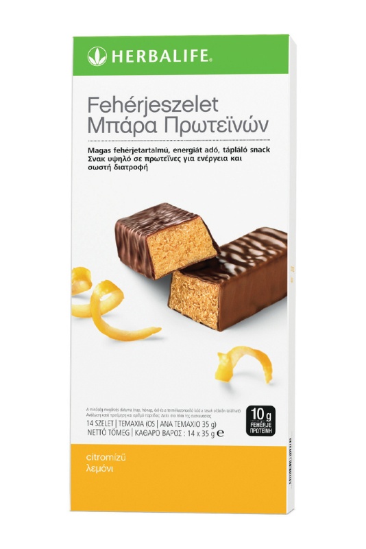fehérjeszelet citrom 14db/csomag fehérjeszelet citrom 14db/csomag